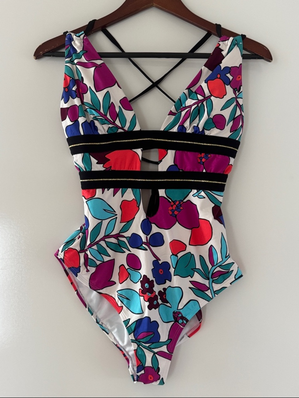 Cole of California Women's 14 Sexy One Piece Swimsuit with Open Back